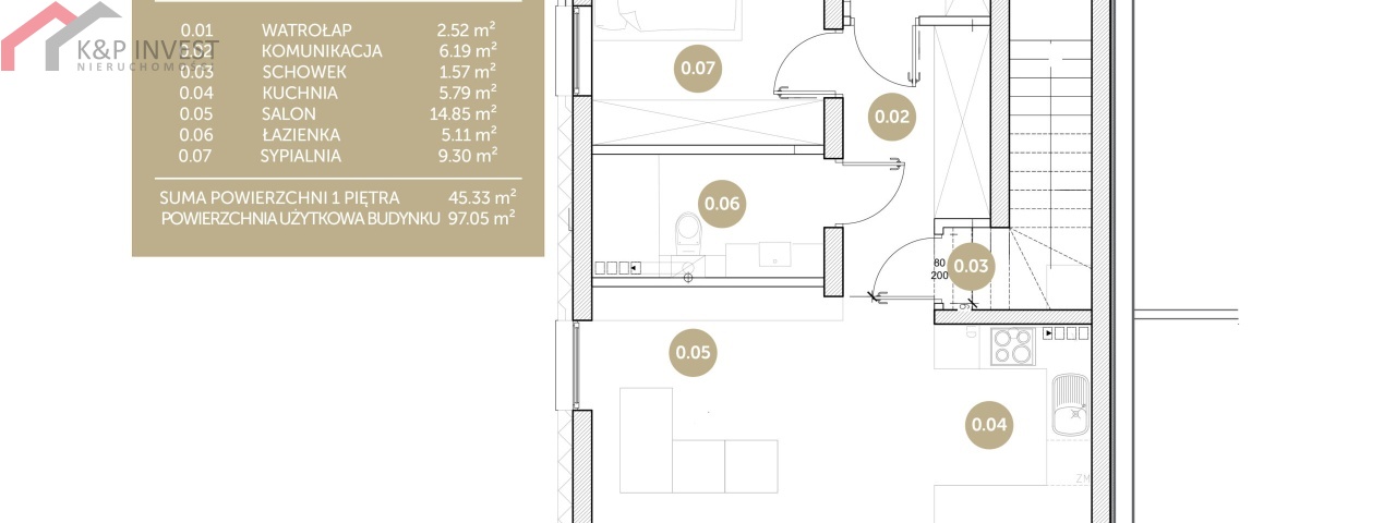 Miasteczko Śląskie, śląskie, 1 Bedroom Bedrooms, 2 Rooms Rooms,1 BathroomBathrooms,Mieszkanie,Sprzedaż,2613